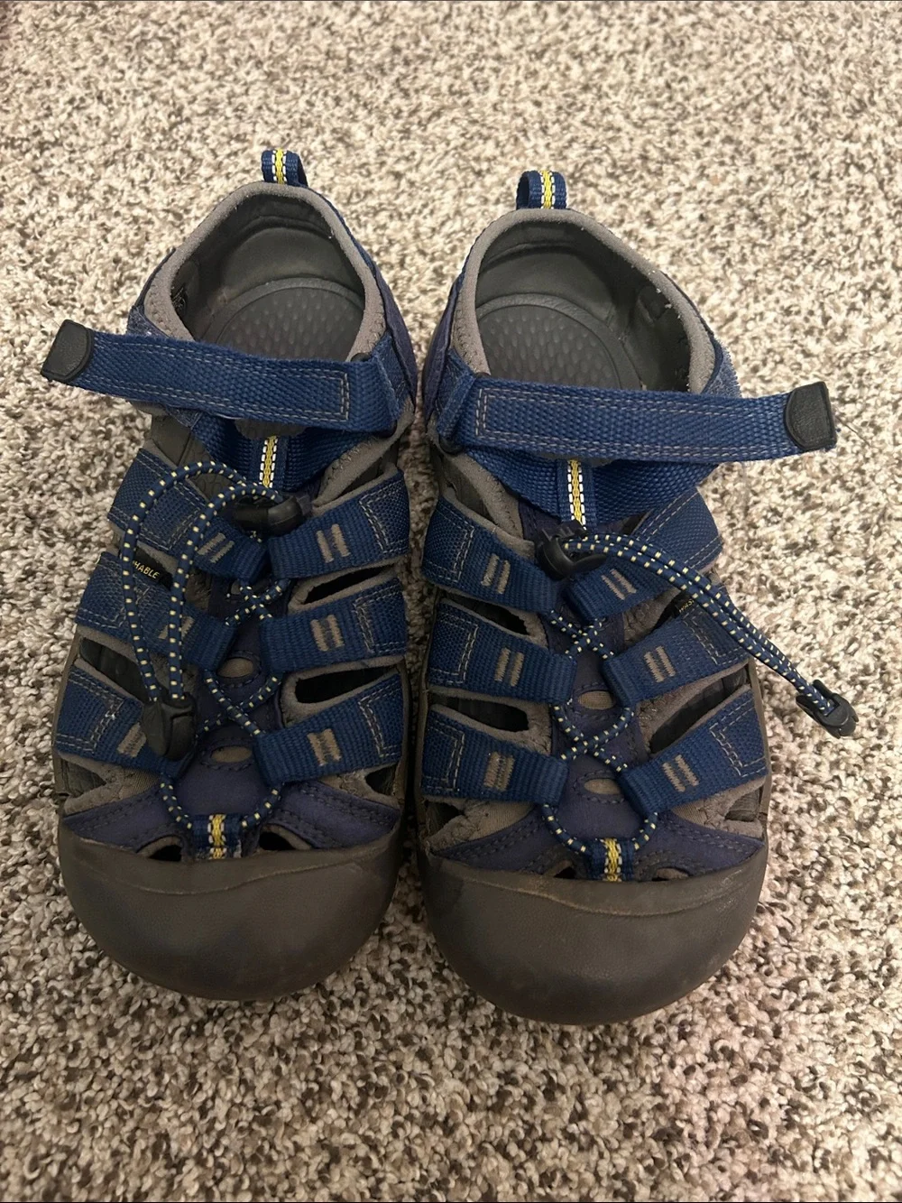 Keen Navy Blue Kids Closed-Toe Adventure Sandals